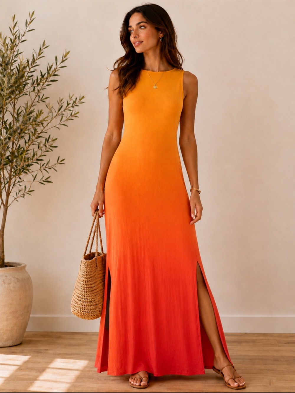 Caroline Constas swim coverup